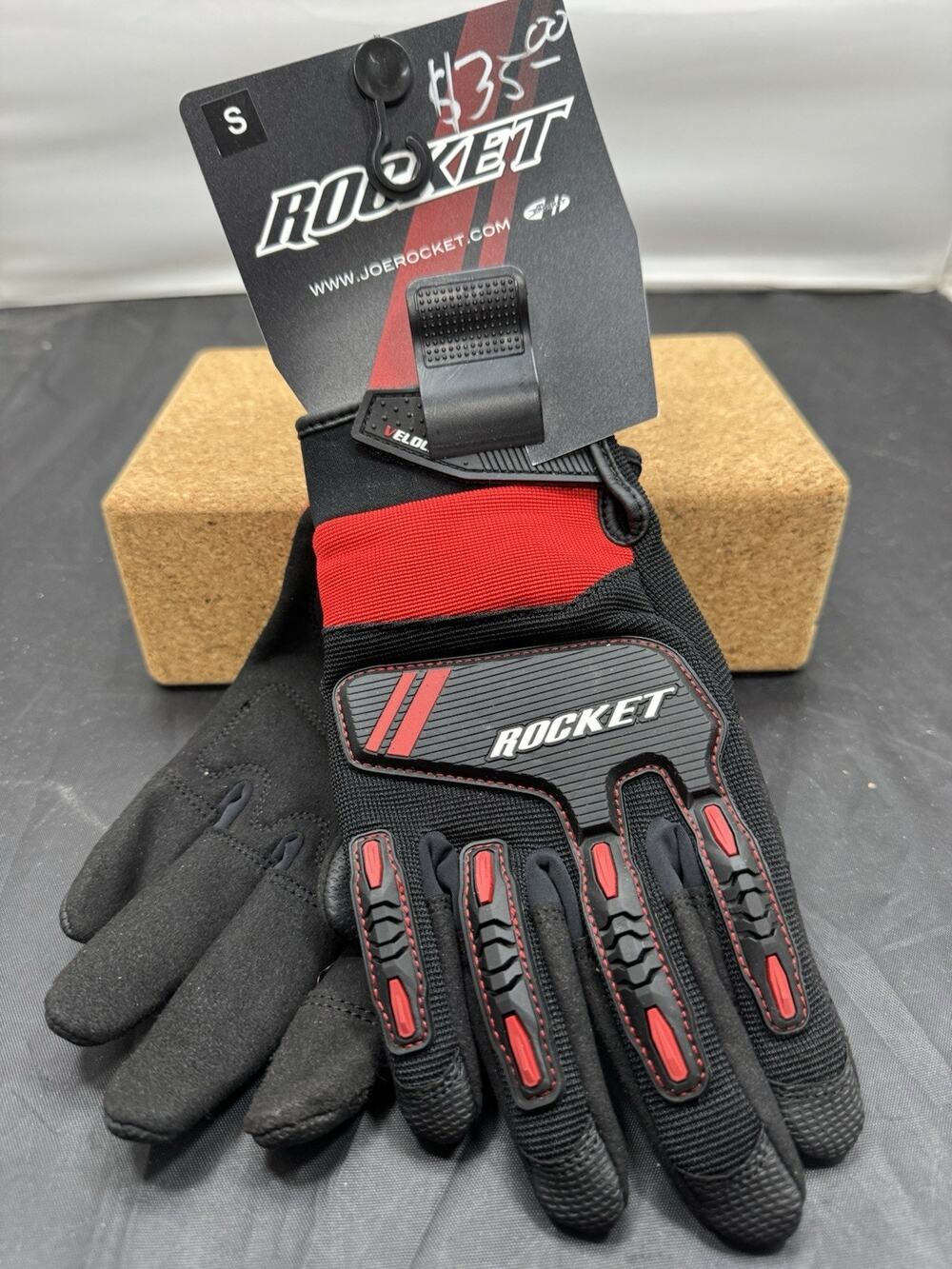 Joe Rocket Velocity 3.0 Gloves Red Black Size S Small 1972-4102 Motorcycle NWT